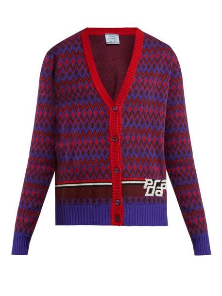 prada chevron sweater|Prada cardigans for women.